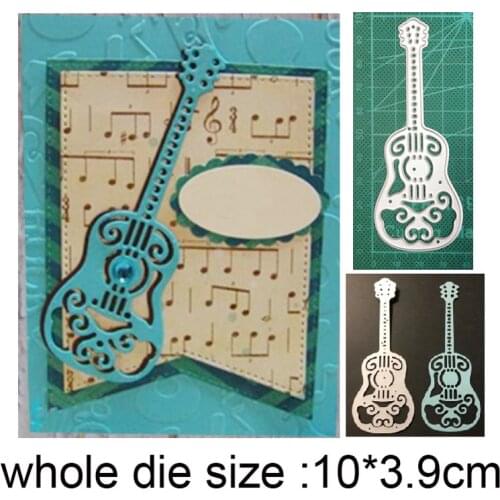 2021 new metal cutting dies cut die mold guitar decoration Scrapbook paper craft knife mould blade punch stencils dies cutting