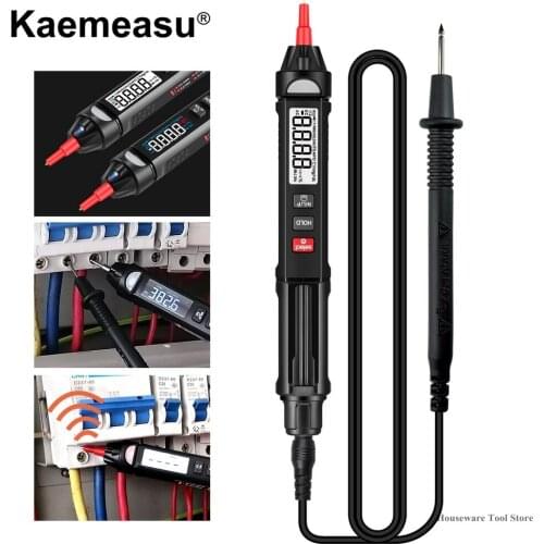 6000 Counts Voltage Tester Pen Multimeter AC DC Circuit Non Contact Voltmeter