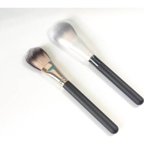 Bdbeauty 127/127S Split Fibre Face Brush - Soft Dual-Bristle Powder Blush Complexion Scuplt Brush - Beauty Makeup Brush
