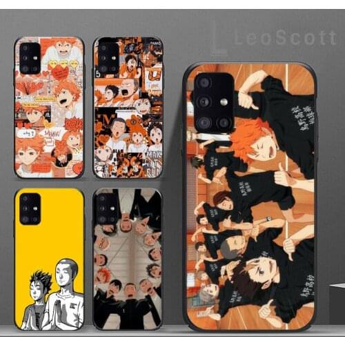 Anime volleyball boy Phone Case For Samsung A40 A31 A50 A51 A71 A20E A20S S8 S9 S10 S20 Plus note 20 ultra