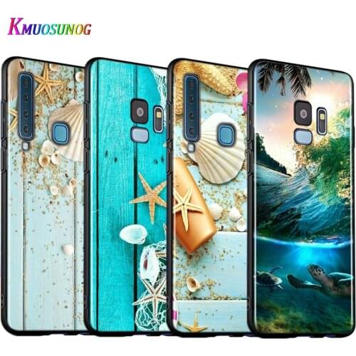 Sea Star Seashells Silicone Cover For Samsung Galaxy A9 A8 A7 A6 A6S A8S Plus A5 A3 Star 2018 2017 2016 Phone Case