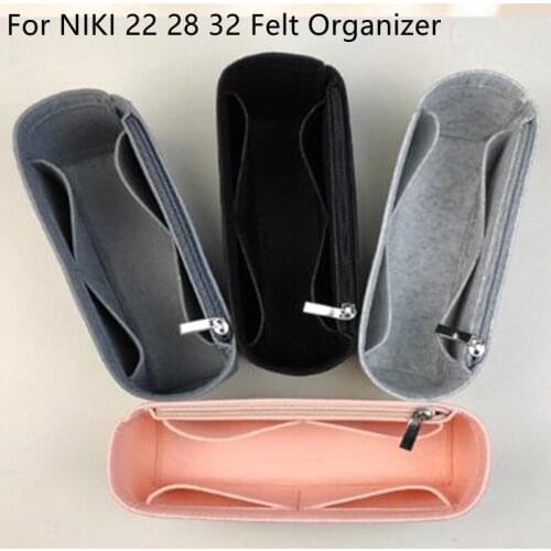 For Stray 22 28 32 Felt Cloth Insert handBag Organizer Makeup Handbag Travel Storage Organizer Inner Purse Cosmetic Toiletry bag