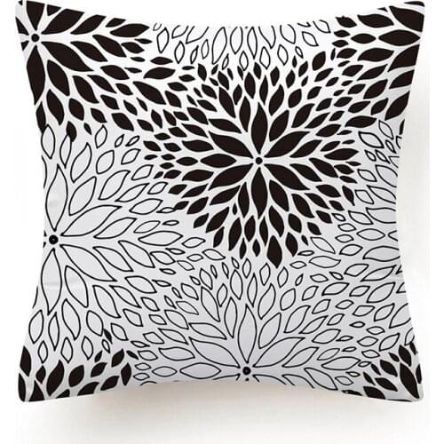 HOT SALE Abstract Flowers Cushion Cover Throw Pillow Case for Home Chair Sofa Decoration Square Pillowcases