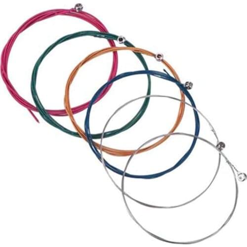 Acoustic Guitar Strings 6 strings Set Folk Guitarra Strings Nickel Plated Steel Anti-rust crisp sound Guitar Part Accessories