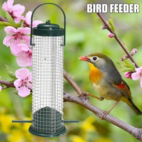 Hanging Outdoor Garden Wild Birds Feeder Nut Feeding Station for Balcony Terrace-30