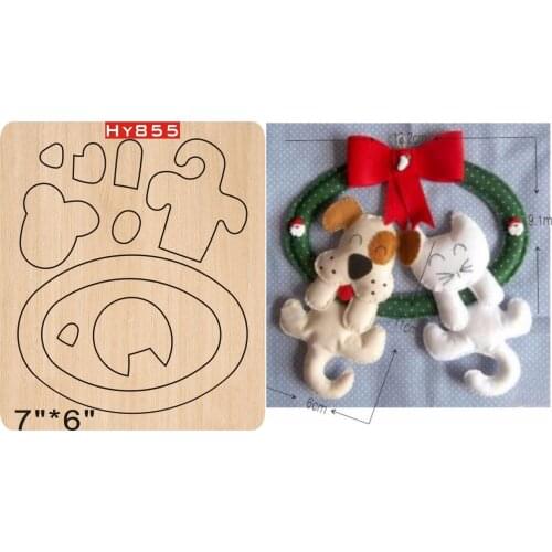 Cats and dogs cutting dies 2019 new die cut &wooden dies Suitable for common die cutting machines on the market