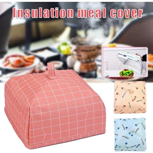 Foldable Food Covers Keep Warm Hot Aluminum Foil Food Cover Dishes Insulation Utilidades Kitchen Table Accessories Tools