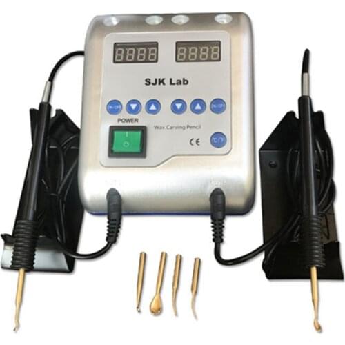 Dental Electric Waxer Wax Knife Carving Dental Lab Wax Knife With 6 Wax Tips+2 Pens Dentist instrument