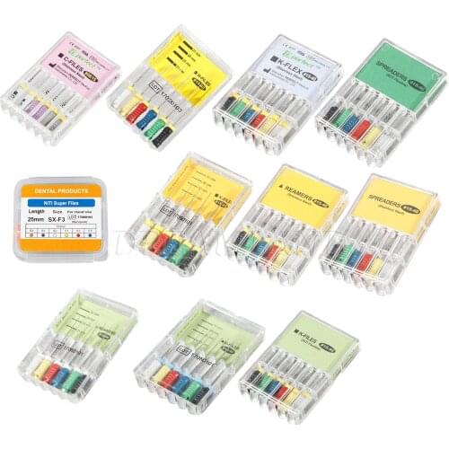 Dental Endodontic Files Engine/Hand Niti/Stainless Steel REAMERS Drill Universal