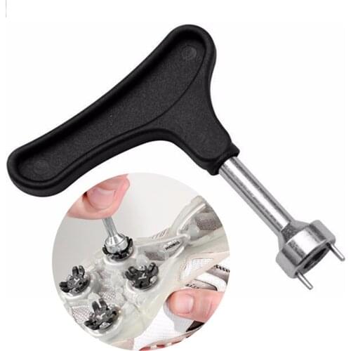 1Pcs Practical Black Golf Shoes Spike Wrench Remover Tool Golf Shoe Cleats Ratchet Key Handle Accessories Tool