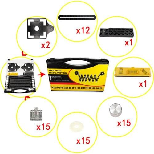 12 Side Multi Angle Measuring Ruler Tile Aluminum Alloy for Carpentry Woodworking Carpenter