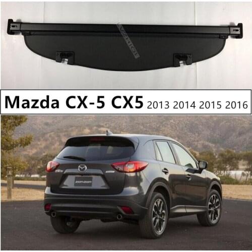 Rear Trunk Cargo Cover For Mazda CX-5 CX5 2013 2014 2015 2016 High Qualit Car Security Shield Accessories Black Beige
