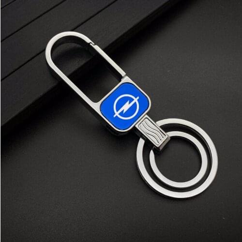 For Opel Astra H G Corsa Insignia Astra Antara Meriva Zafira Key Hook Keychain Split Key Ring Findings Clasps Keychains Making