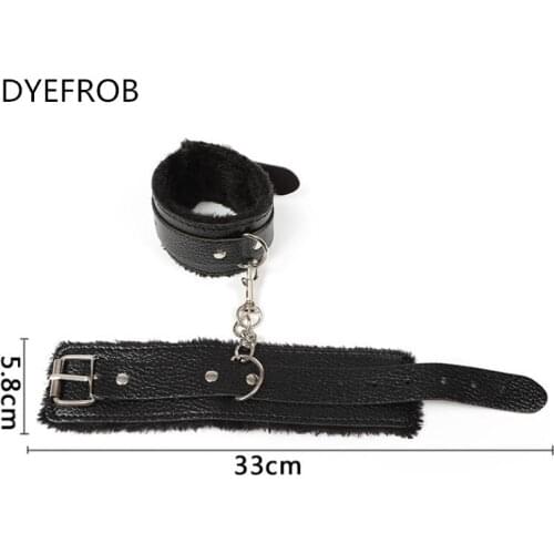 DYEFROB Passionate bondage plush handcuffs Alternative training bundles mandatory supplies Couples life adjustment supplies