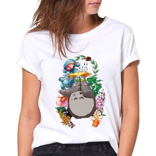 T-shirts Women Kawaii Summer Ladies T Shirt Ladies Tshirt Cartoon Graphics Female Tee Tops Anime tee shirt femme T-shirt