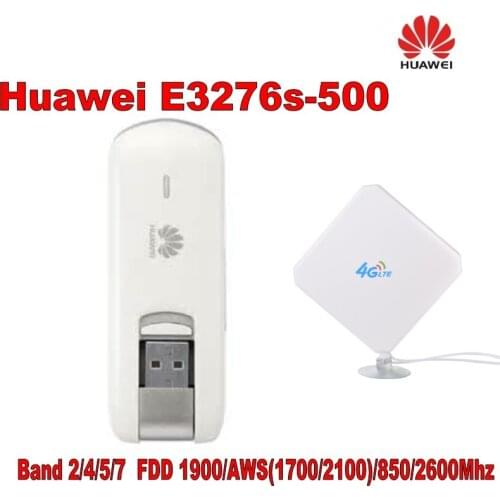 Huawei E3276S-500 pocket 4G Modem LTE/3G/WCDMA unlocked Plus 4g antenna