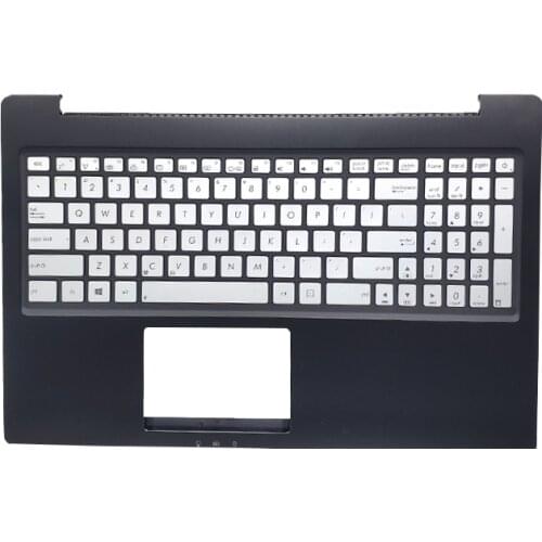 US Backlit laptop keyboard for ASUS N541LA N541 N541L English white keyboard Black TopCase PalmRest 90NB01F1-R31US0 9z.n8sbu.h01