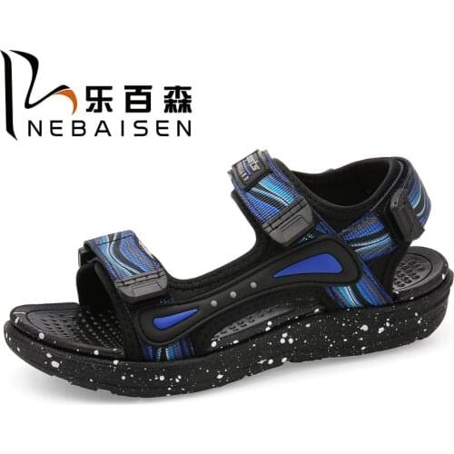 NEBAISEN Summer Big Kids Lightweight Sandals Boys & Girls Slides Children Summer Beach Sandals for Little Kids Shoes