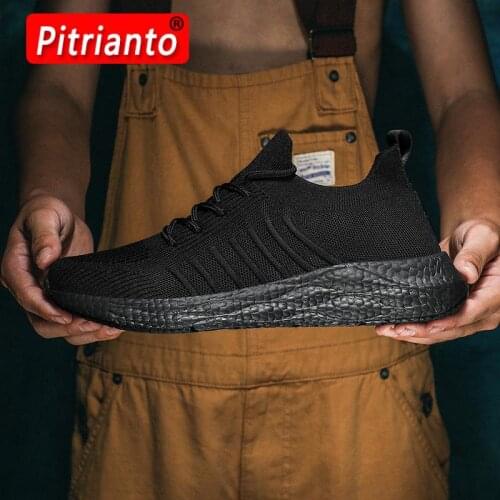 New Men Shoes Summer Casual Shoes Sneakers Men Fashion Non-Slip Breathable Walking Lightweight Lace-Up Walking Shoes