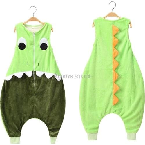 Girl Boys Sleepwear Good Quality Jumpsuit Pajamas Kids Soft Bathrobe Pajamas Baby Robe Cartoon Sleep Bag Childrens Clothing