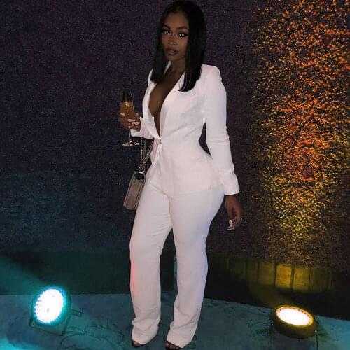 Office Lady Blazer 2 Piece Set Fall Clothes for Women Workwear Full Sleeve Blazers Pant Suit Elegant Trouser Suit Tailleur Femme