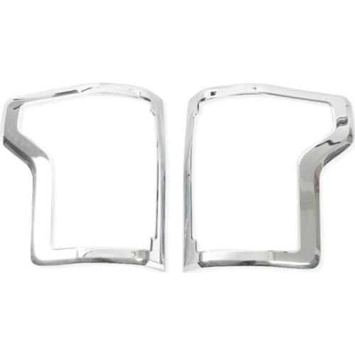 Pair ABS Rear Tail Light Lamp Frame Cover Trims for Ford F150 2015-2017