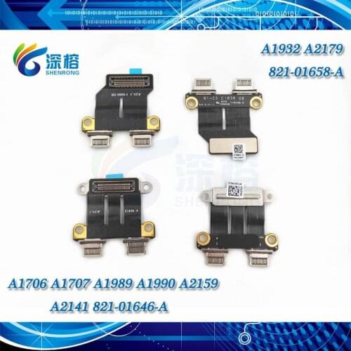 A1932 A1989 A1706 A1707 A2159 A2141 DC IN Power Jack Borad Connector USB-C for Macbook Air Pro Retina 821-01646-A 821-01658-A