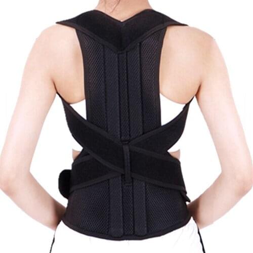 Adjustable Shoulder Kyphosis Correcting Band Upper Back Brace Support Spine Postural Corrector Medical Orthosis Belt Pain Relief
