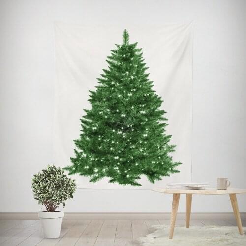Christmas Tree Tapestry Beach Cover Blanket on Beds Animal Cartoon Tapestry Tablecloth Home Christmas Decorate