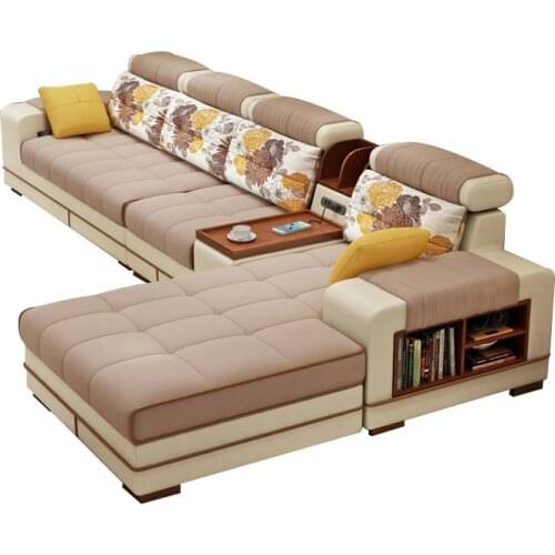 Fabric Combination Nordic Sofa Simple Modern Sofa Set Living Room Furniture