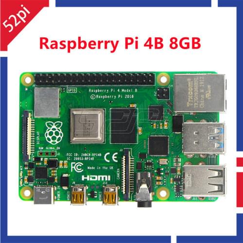 In Stock! Raspberry Pi 4 Model B with 4GB RAM (New 2019) 64bit QuadCore 1.5GHz