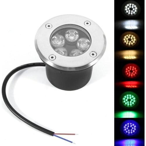 Waterproof 1W 3W 5W LED Underground light Ground Garden Path Floor Lamp Outdoor Underground Buried Yard Lamp Landscape Light