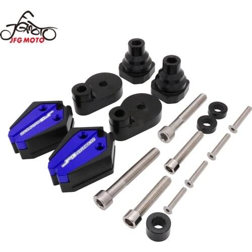 1Pair Frame Slider Protector Guard Crash Pads For YAMAHA YZFR6 YZF-R6 YZF R6 2008 2009 2010 2011-2017 Engine Protection Sliders