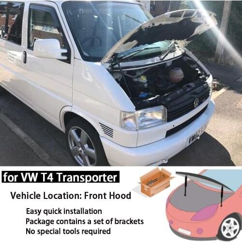 Lift Supports For Volkswagen VW T4 Transporter 1990–2003 Front Bonnet Hood Carbon Fiber Gas Struts Prop Rod Shocks