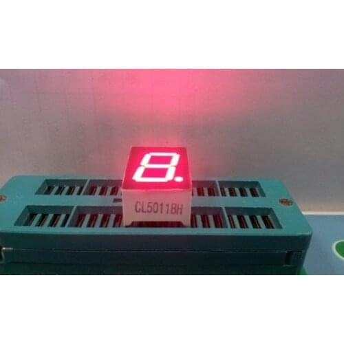 10pcs 7 segment Common Cathode/Anode 1 Bit digital Tube 0.5in. Red/White LED Display 7 segmentos LED Digital tube
