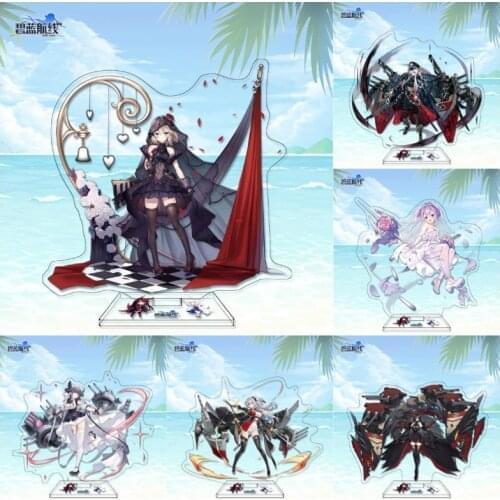 2021 Hot Anime Azur Lane Game Figure Toy Atago Akagi Kaga Soryu Cool Acrylic Cosplay Toy Decoration Model Gift For Friend