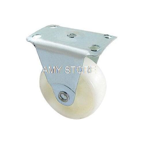 3" 75mm Dia Fixed Type Flat Plate Industrial Caster Wheel