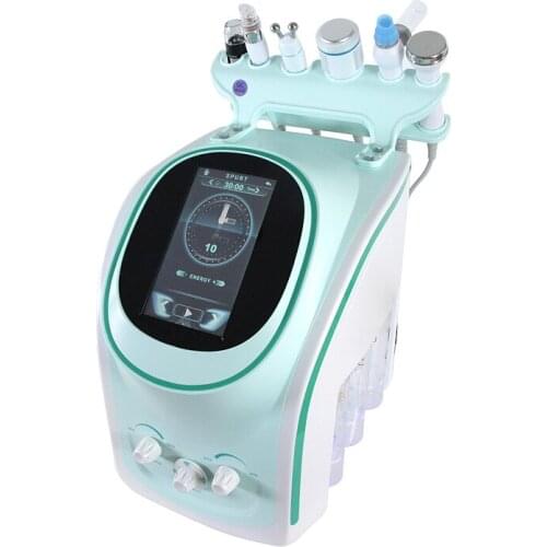 6 en 1 Skin tester H2O2 Facial Oxygen blackhead remover vacuum with camera microdermabrasion machine