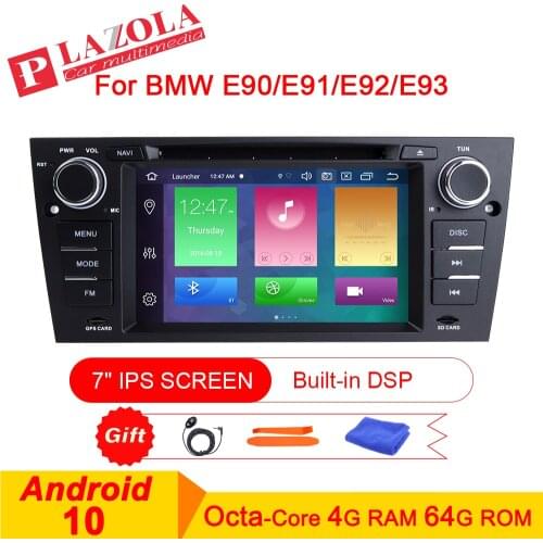 Android 10 CAR Multimedia Radio GPS DVD Player For BMW 3 Series M3 E90 Sedan E91 E92 E93 2005-2012 Stereo IPS DSP WIFI Navi