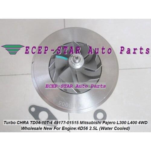 Free Ship Water Turbo CHRA Cartridge TD04 49177-01515 Turbocharger For Mitsubishi Delicia Pajero Shogun L200 L300 L400 4D56 2.5L