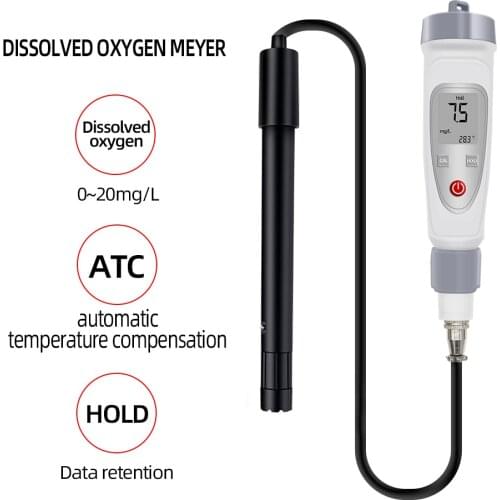 Digital pen type intelligent dissolved oxygen analyzer Portable Meter Water Quality DO Tester Dissolved Oxygen Detector 40% off