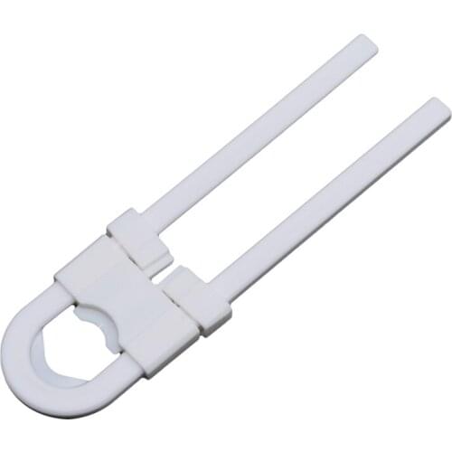 White U-Shaped Cabinet Door Lock Safe Non-Toxic Environmentally Friendly Materials Baby Safety Lock High Quality Durable Lock