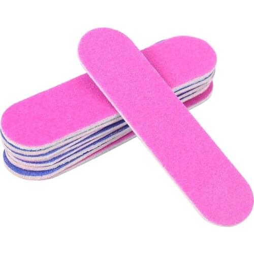 100Pcs Nail Art Manicure 2 Sides Buffing Sanding Files Nail Buffer Tool Shiner Hot Sale