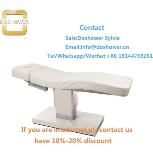 Electric facial bed massage with spa table massage for adjustable bed with massage