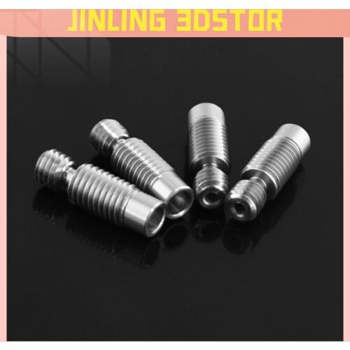 NEW High quality V6 heat break TC4 titanium alloy for 3D Printer Parts E3D V6 HOTEND heater block 1.75MM Filament Smooth