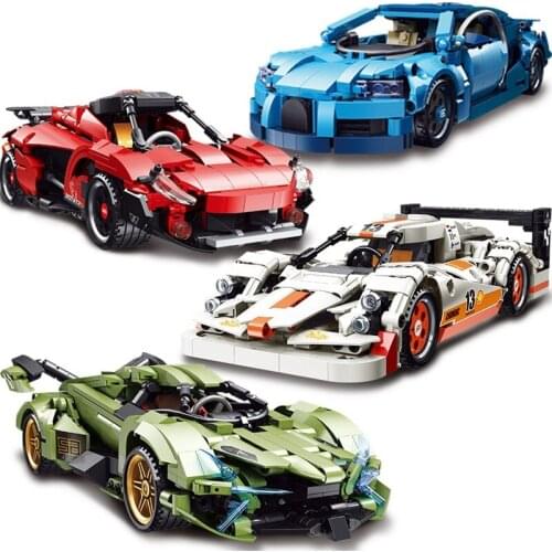 2020 NEW Technic Racing Super Car Building Blocks Kit Bricks Speed Champion Classic Model Kids Toys For Children Boys Gifts