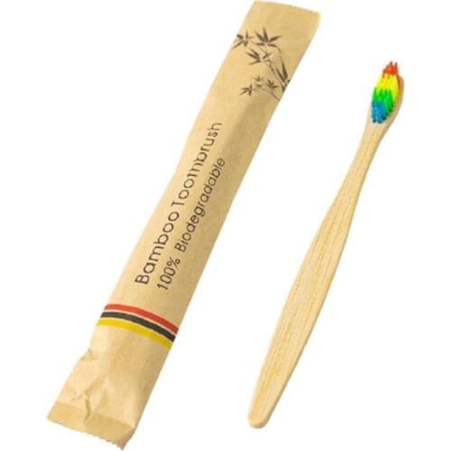Wholesale Reusable Bamboo Toothbrush Portable Adult Soft Tooth Brush Travel Home Hotel Reuse Toothbrushes
