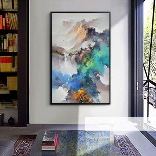 Impressionism Landscape Paintings Modern Art Deco Oil Painting on Canvas Wall Art Picture Home Decor Living Room