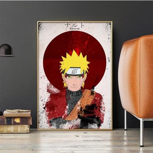Bandai Naruto Canvas Poster Janpanese Anime Comics Canvas Painting Bedroom Living Room Decor Posters Wall Art Prints Cudros