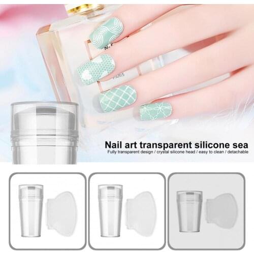 Plastic 1 Set Innovative Portable Lid Design Finger Nail Art Seal Durable Finger Nail Art Seal Removable for Home Use